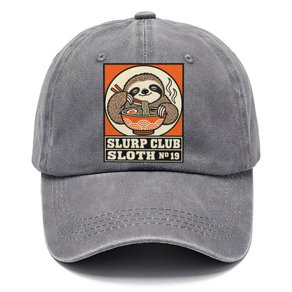 Sloth Slow Slurp Club Classic Cap – Urban Haze