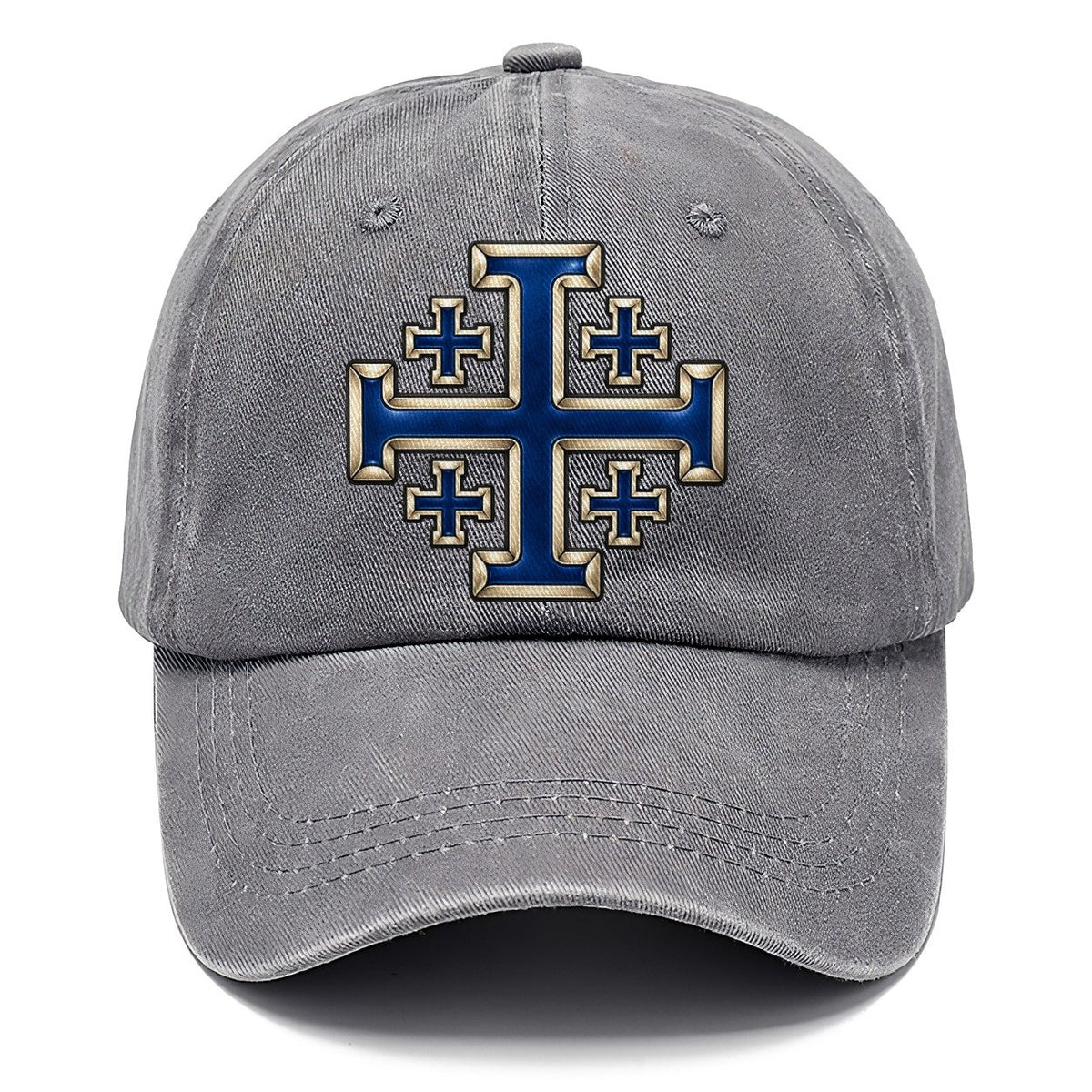 Jerusalem Cross Blue Enamel Character Club Classic Cap – Urban Haze