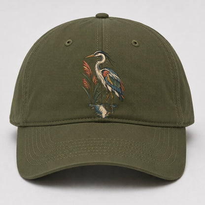 Heron Reed Mirror Gentle Wild Baseball Cap – Army Green
