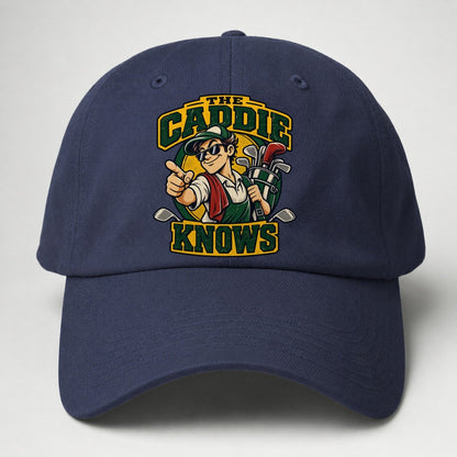 The Caddie Knows Golf Life Baseball Cap – Twilight Navy