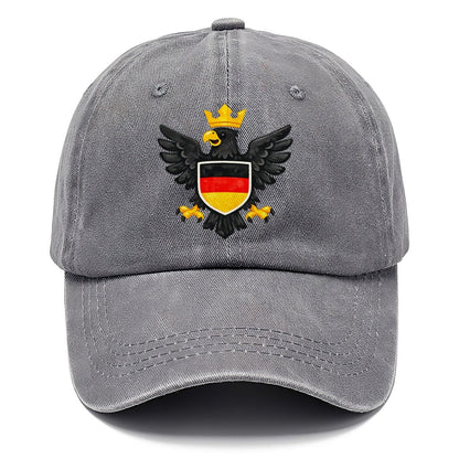 Crowned Black Eagle Flag Shield Classic Cap – Urban Haze