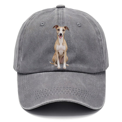 Whippet Sitting Top Breeds Classic Cap – Urban Haze