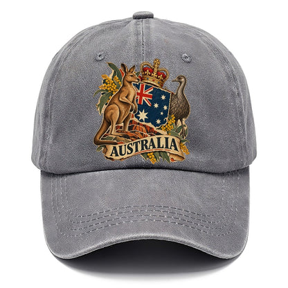 Australia Kangaroo and Emu Crest Classic Cap – Urban Haze