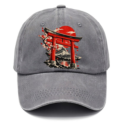Torii Gate Mount Fuji Blossoms Classic Cap – Urban Haze