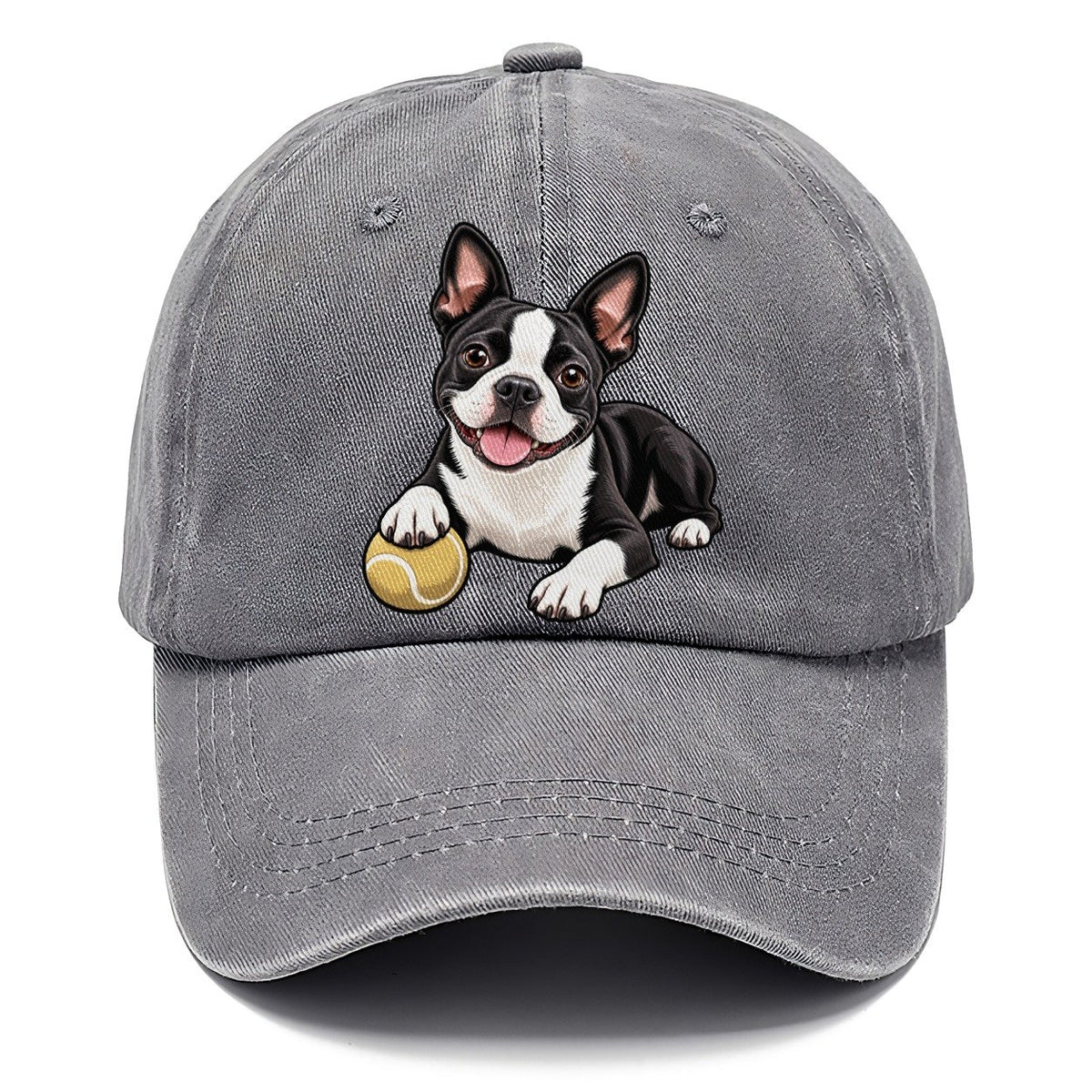 Kindred Boston Terrier Lying Down Top Breeds Classic Cap – Urban Haze