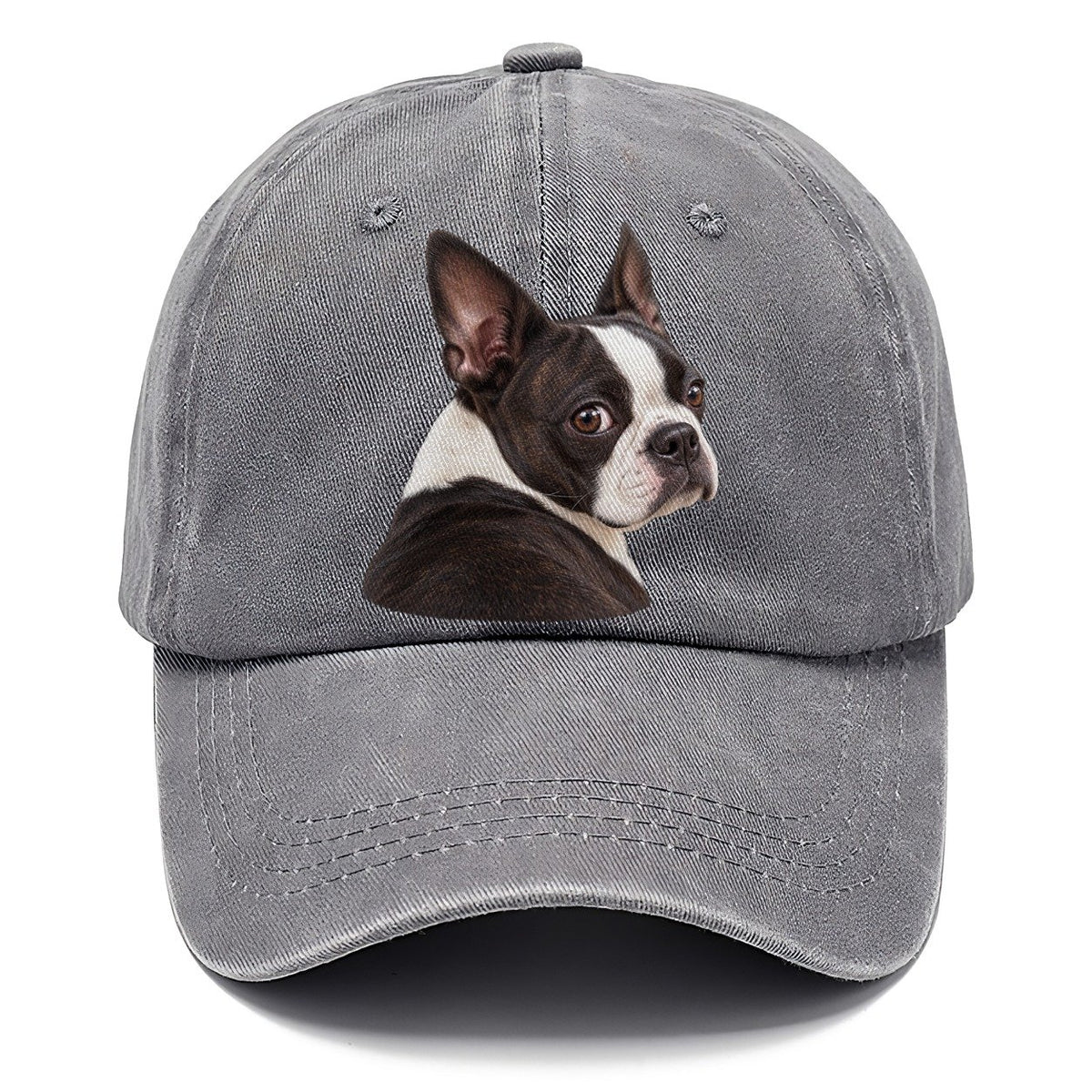 Boston Terrier Over The Shoulder Character Club Classic Cap – Urban Haze