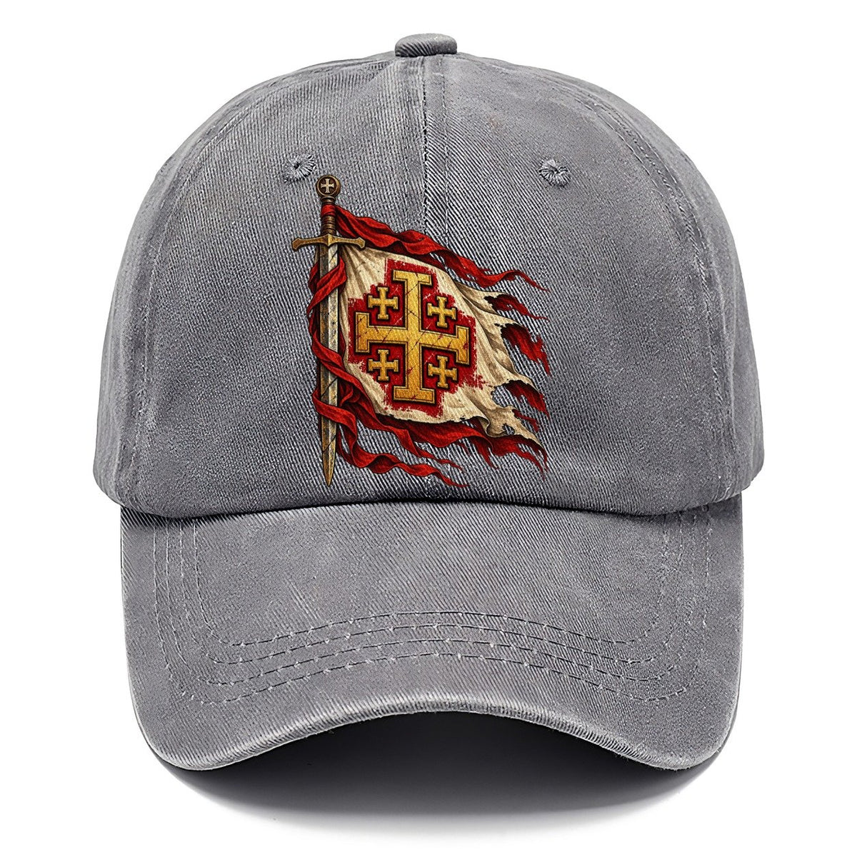 Crusader Heraldry Jerusalem Cross Shield Classic Cap – Urban Haze