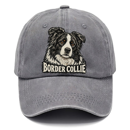 Border Collie Portrait Classic Cap – Urban Haze