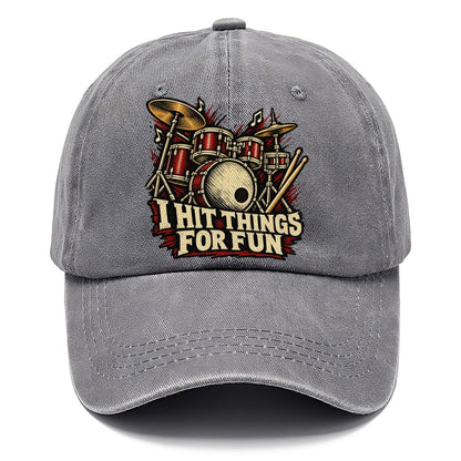 I Hit Things For Fun Classic Cap – Urban Haze
