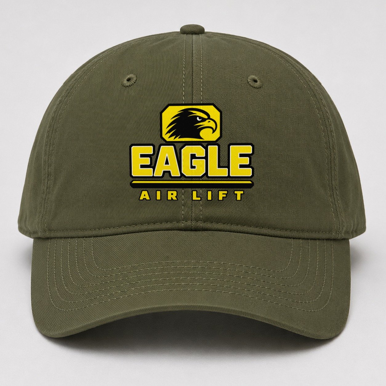 Eagle Air Lift Heavy Duty Baseball Cap – Army Green