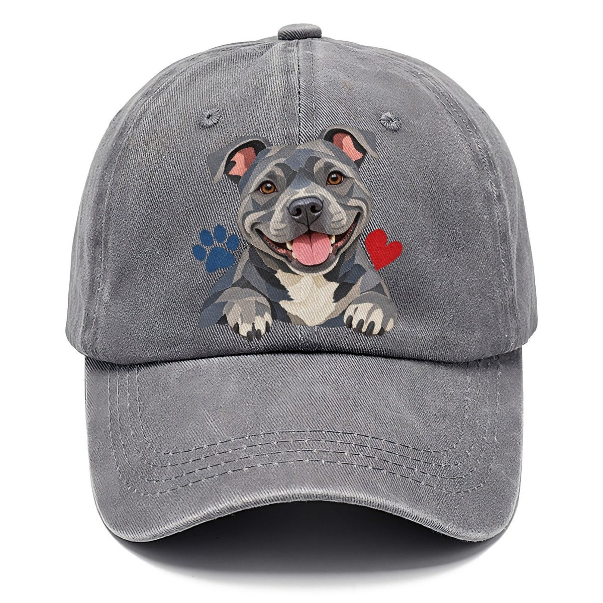 Cut-Paper Staffy Blue Velvet Companions Classic Cap – Urban Haze