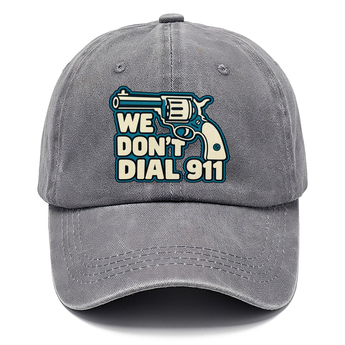 Continuous Line Mark We Don't Dial 911 Classic Cap – Urban Haze