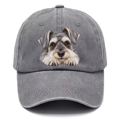 Schnauzer Chin On Paws Character Club Classic Cap – Urban Haze