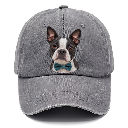 Boston Terrier Velvet Bow Character Club Classic Cap – Urban Haze