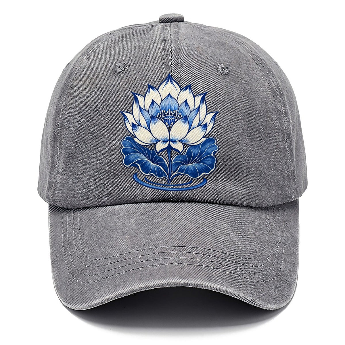 Lotus In Blue Quiet Wards Heritage Classic Cap – Urban Haze