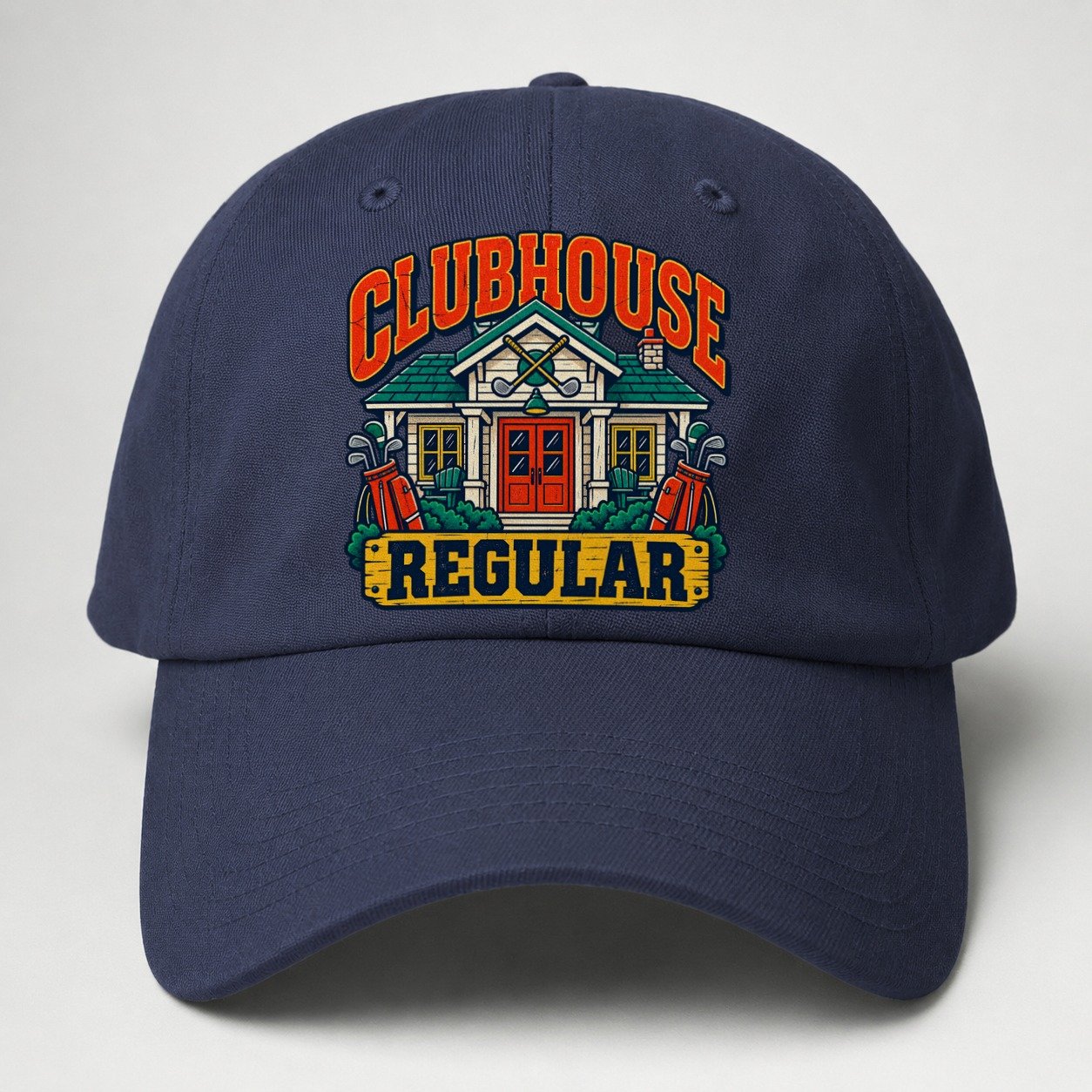 Clubhouse Regular Golf Life Baseball Cap – Twilight Navy