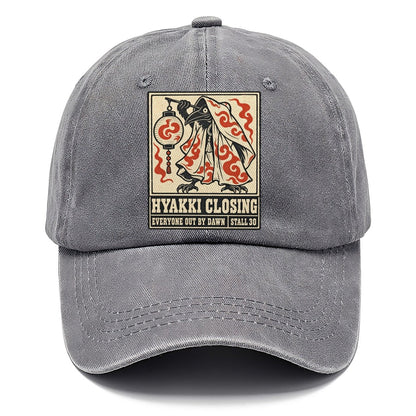 Hyakki Closing Yokai Night Market Classic Cap – Urban Haze