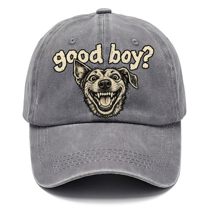 A Wide Eyed Feral Mongrel Head Grinning Straight At The Viewer Bark For Me Classic Cap – Urban Haze