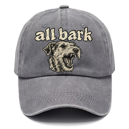 A Snarling Wire Haired Terrier Head In Three Quarter View Bark For Me Classic Cap – Urban Haze