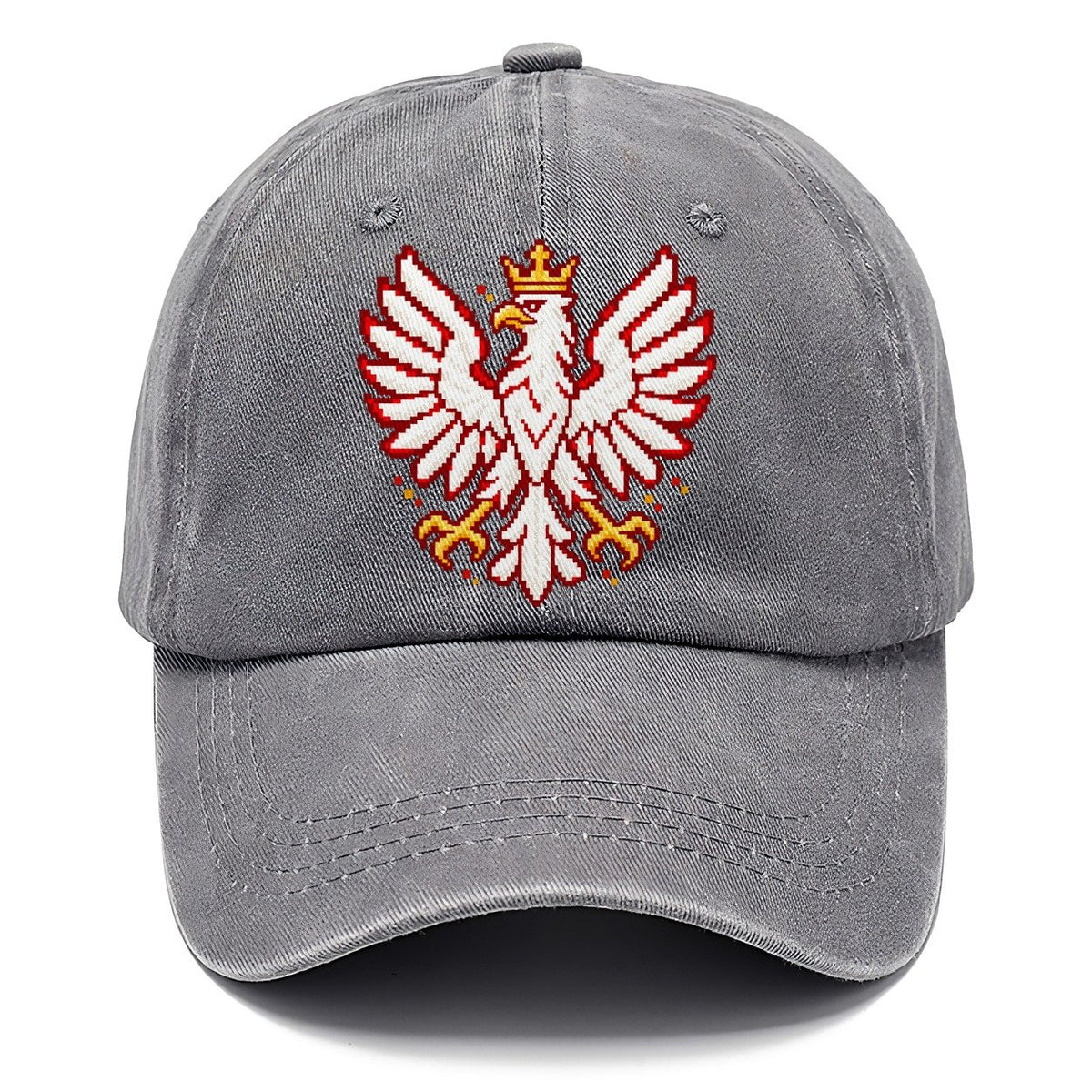 Poland White Eagle Pixel Art Classic Cap – Urban Haze
