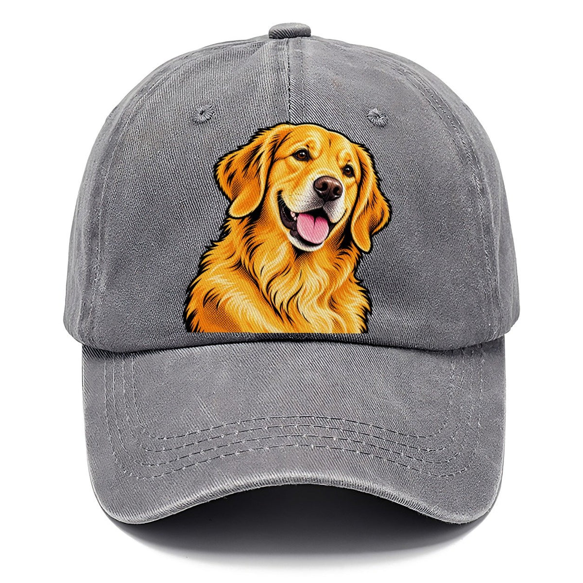 Happy Golden Retriever Portrait Classic Cap – Urban Haze