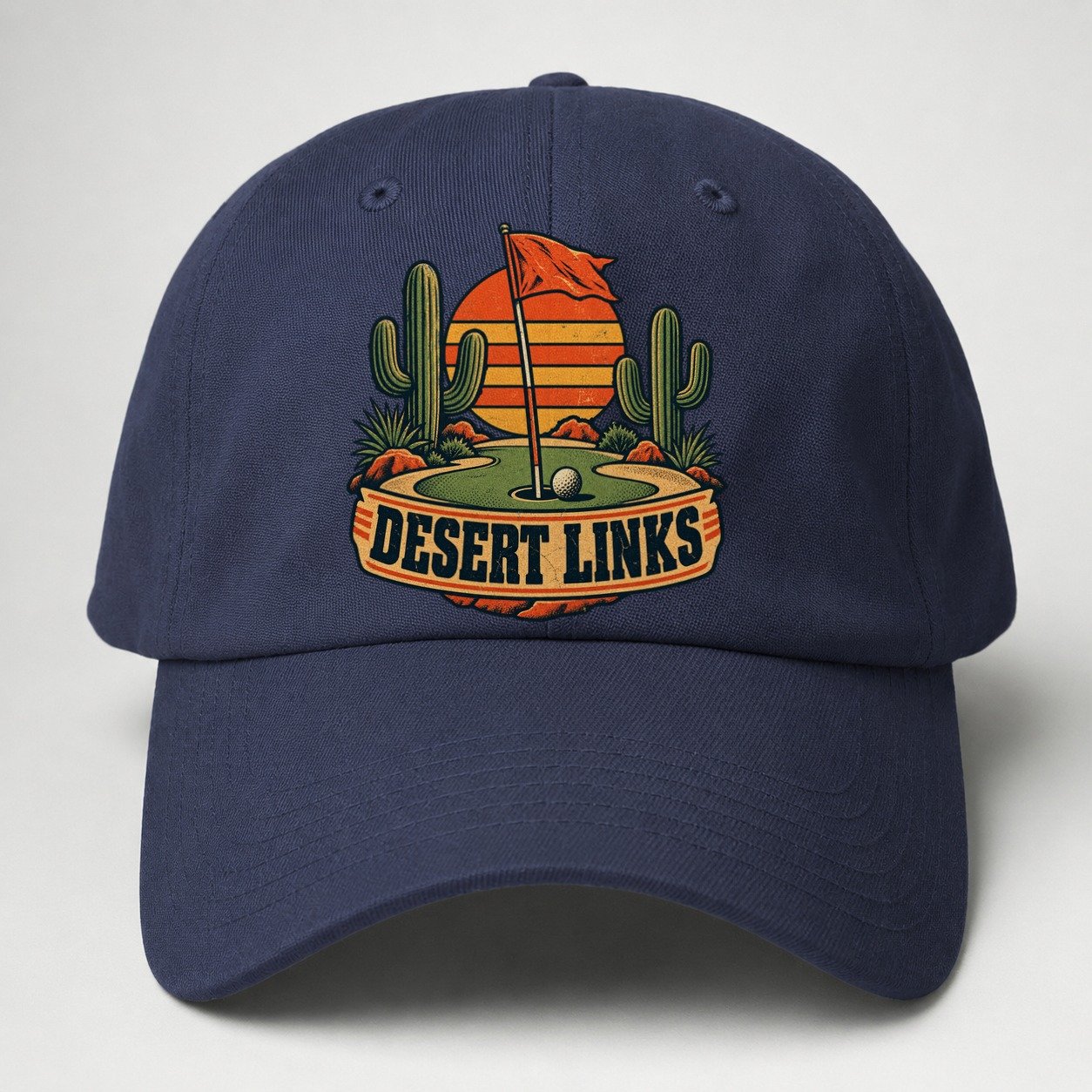 Desert Links Golf Life Baseball Cap – Twilight Navy