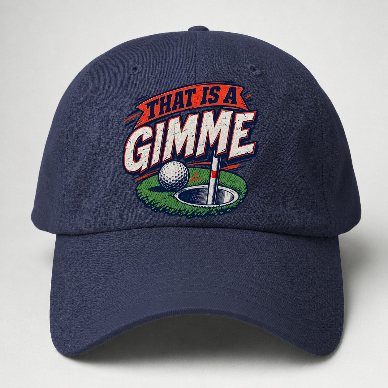 Thats A Gimme Golf Life Baseball Cap – Twilight Navy