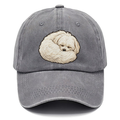 Maltese Curled Asleep Fan Favorites Classic Cap – Urban Haze