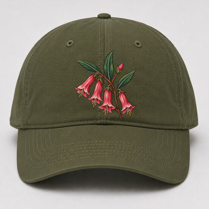 Victoria Common Pink Heath Australia Cultural Icons Baseball Cap – Army Green