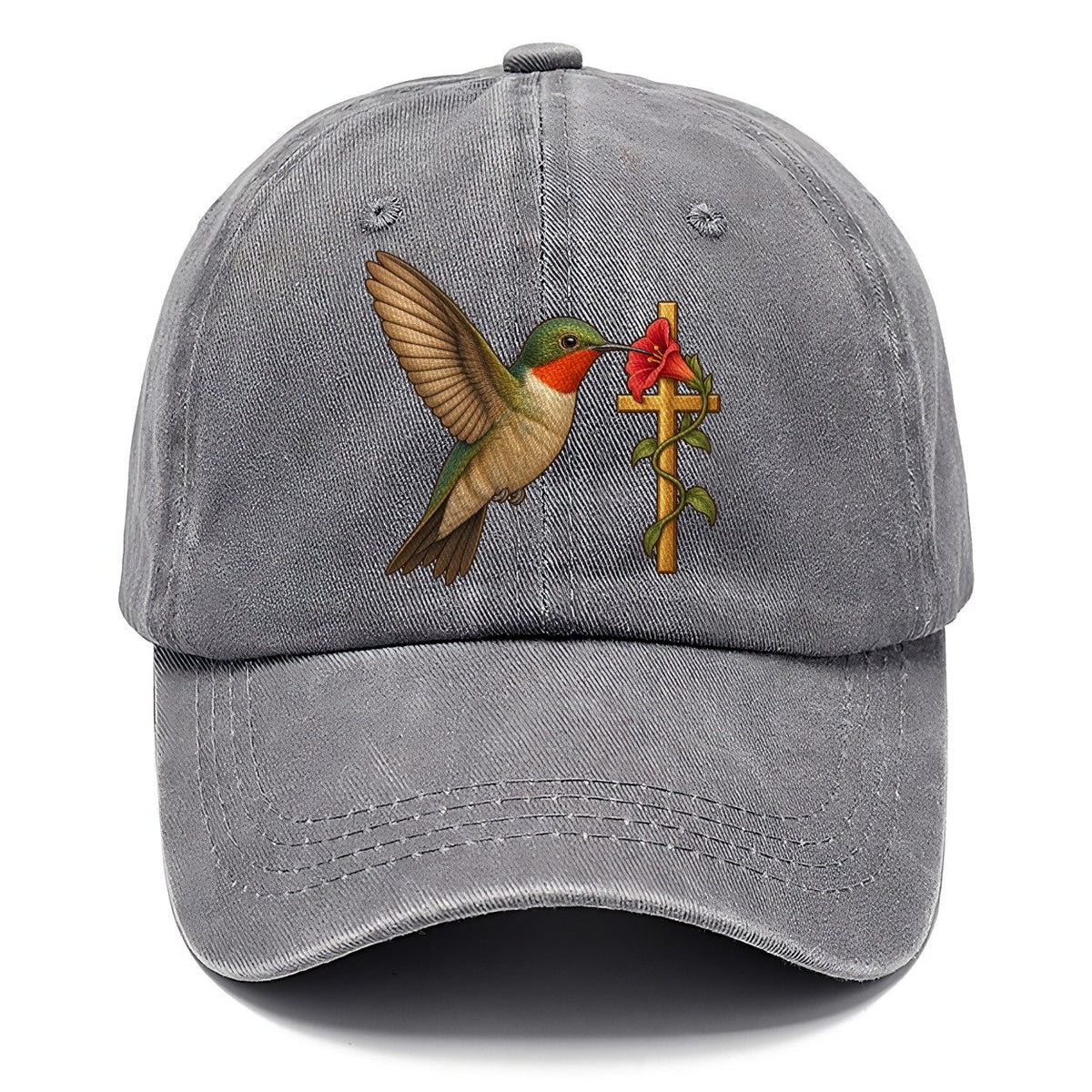 Hummingbird With Cross Classic Cap – Urban Haze