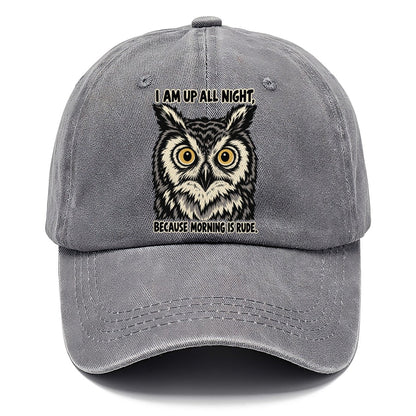I Am Up All Night Feral Logic Classic Cap – Urban Haze