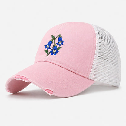 Australian Capital Territory Royal Bluebells Australia Cultural Icons Washed Trucker Hat – Light Pink