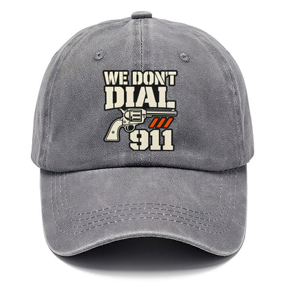 Utility Stencil We Don't Dial 911 Classic Cap – Urban Haze