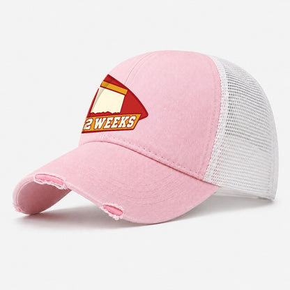 Two Weeks Washed Trucker Hat – Light Pink