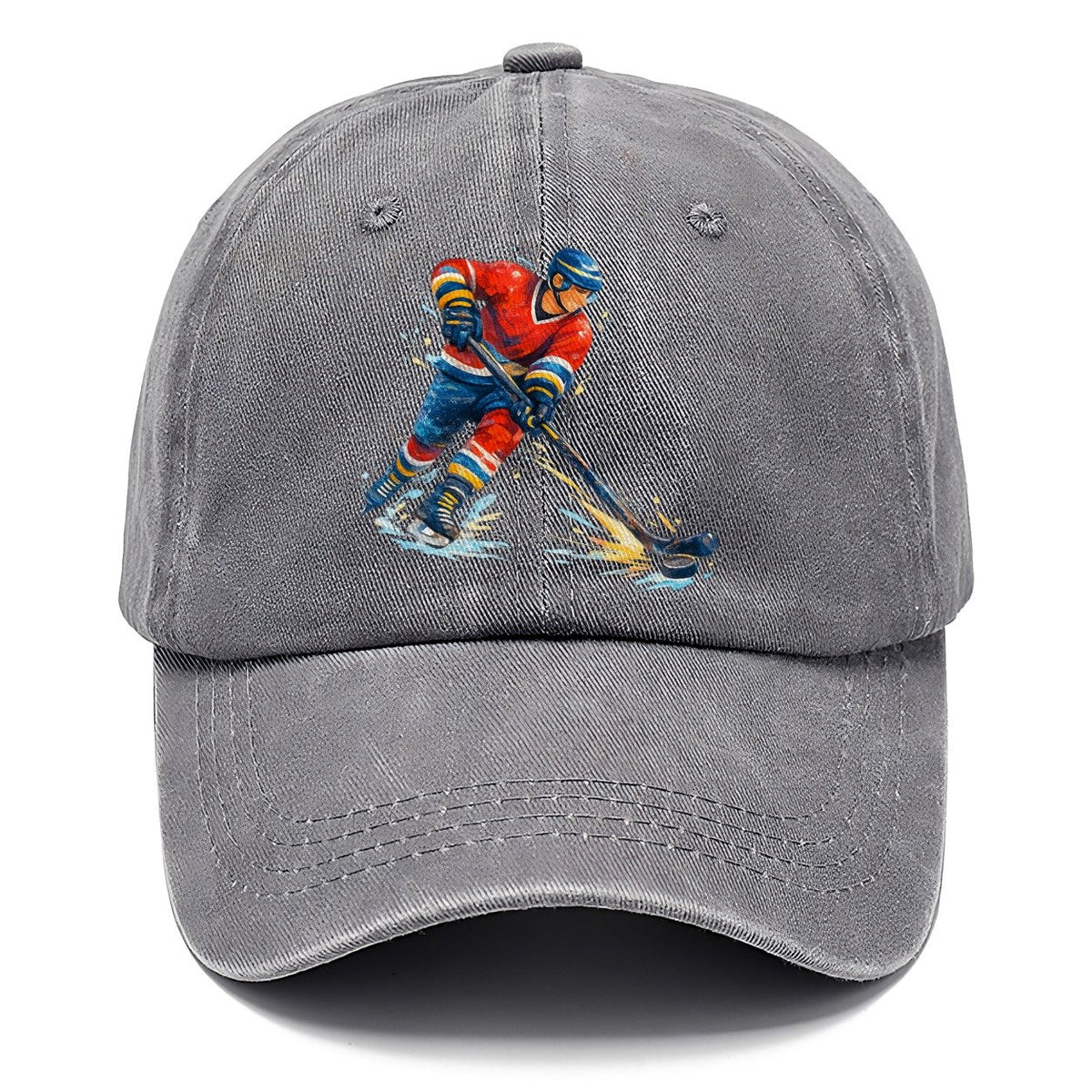 Ice Hockey Player Shooting Puck Classic Cap – Urban Haze