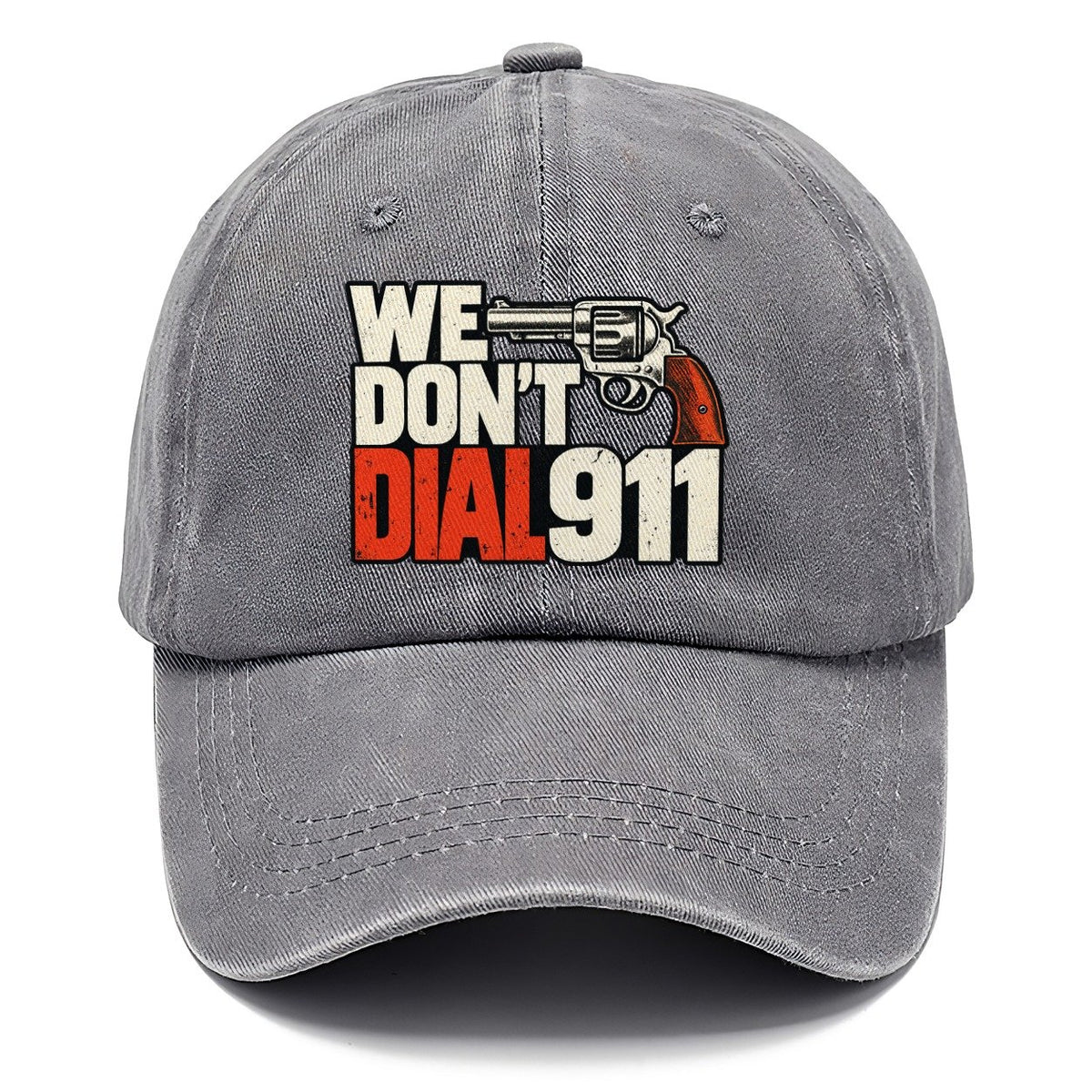 Swiss Type Block We Don't Dial 911 Classic Cap – Urban Haze
