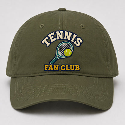 Tennis Fan Club Baseball Cap – Army Green