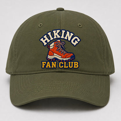 Hiking Fan Club Baseball Cap – Army Green