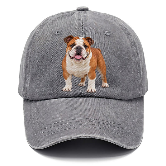 English Bulldog Standing Top Breeds Classic Cap – Urban Haze
