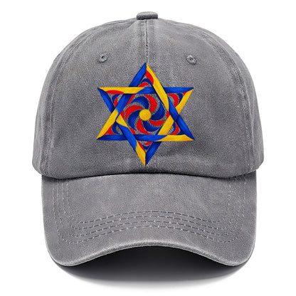Bauhaus Geometric Star of David Classic Cap – Urban Haze
