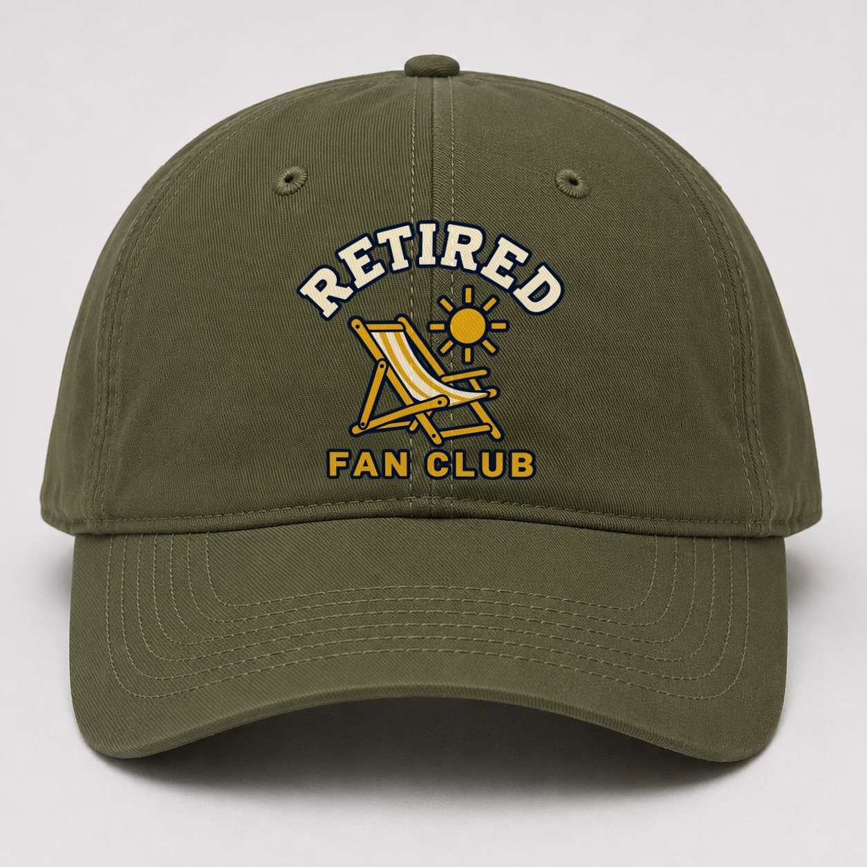 Retired Fan Club Baseball Cap – Army Green
