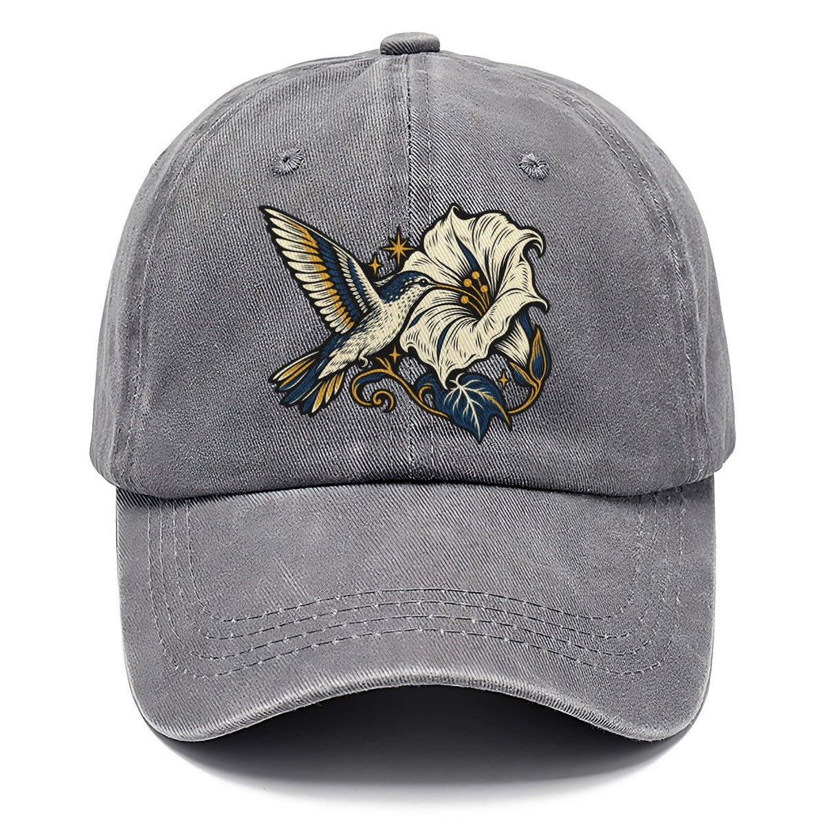 Hummingbird Night Flower Sundown Familiars Classic Cap – Urban Haze