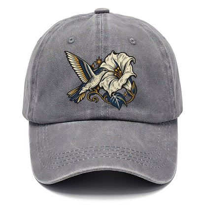 Hummingbird Night Flower Sundown Familiars Classic Cap – Urban Haze