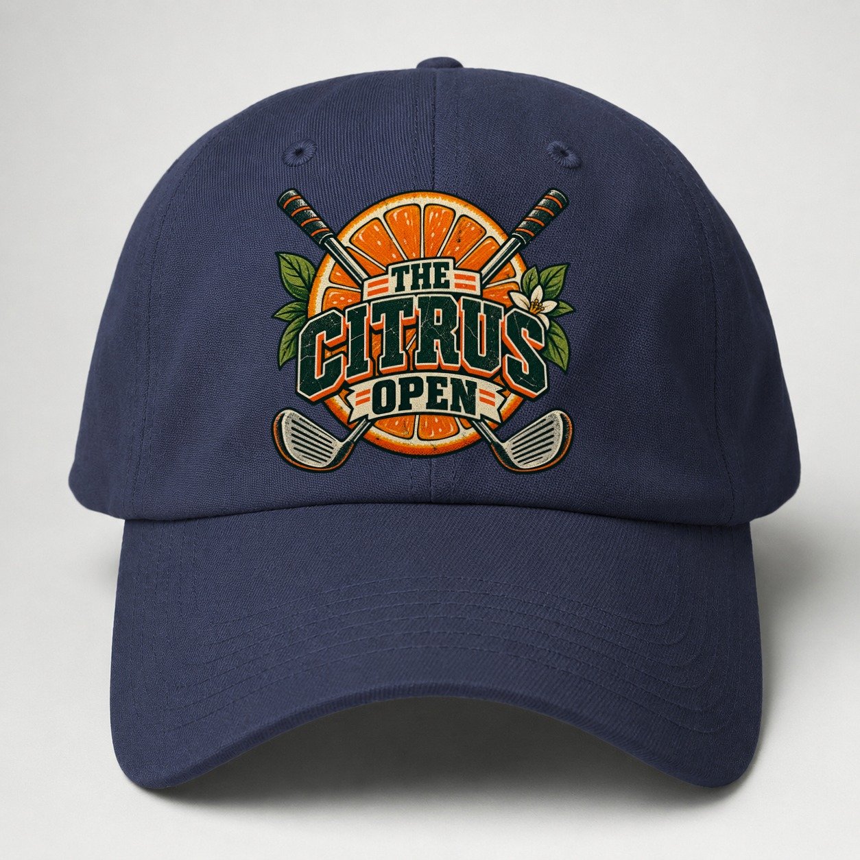 The Citrus Open Golf Life Baseball Cap – Twilight Navy
