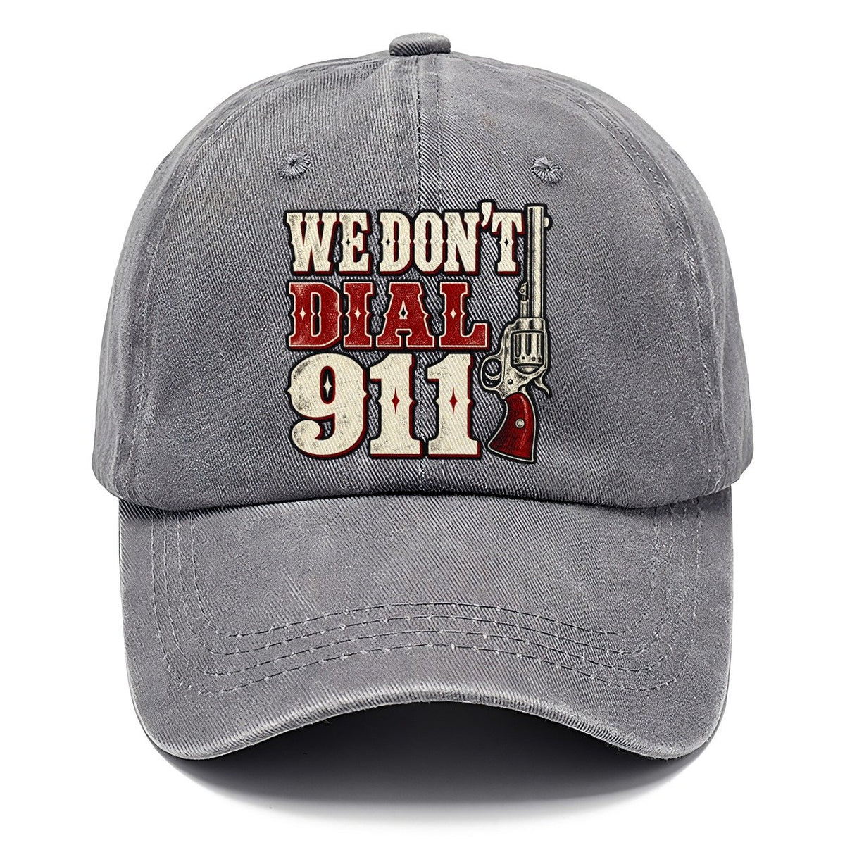 Frontier Letterpress We Don't Dial 911 Classic Cap – Urban Haze