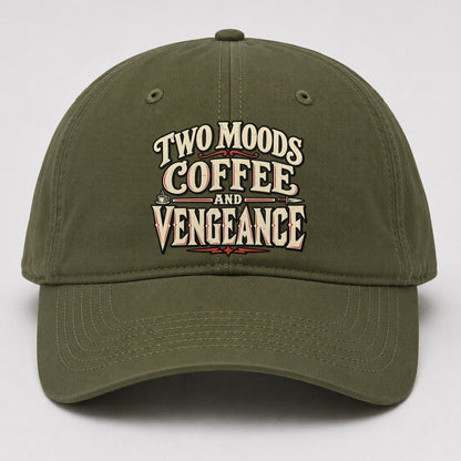 Two Moods Coffee And Vengeance American Wit Baseball Cap – Army Green