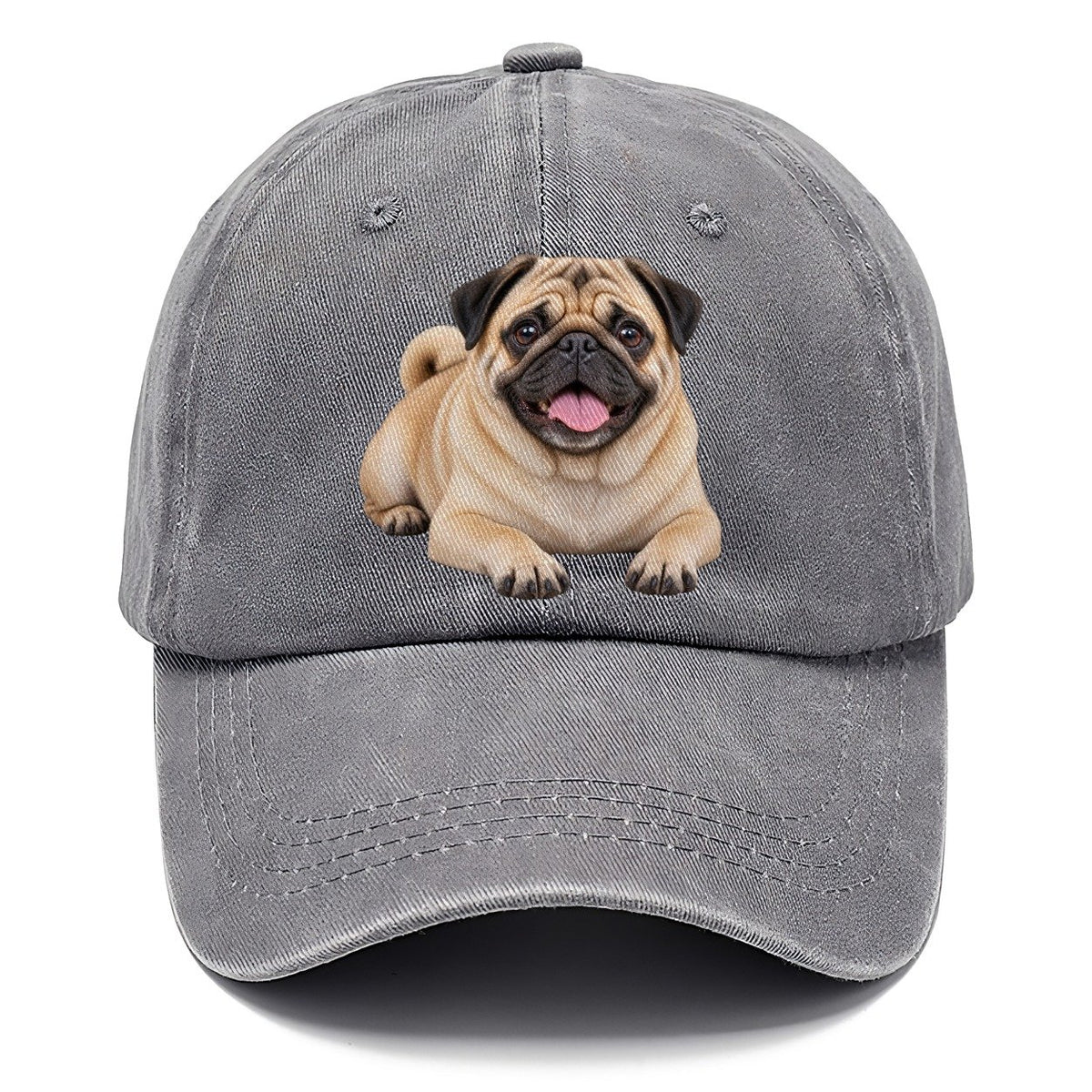 Pug Lying Down Top Breeds Classic Cap – Urban Haze