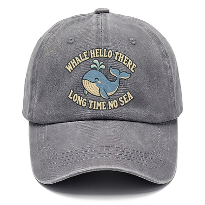 Whale Animal Puns Classic Cap – Urban Haze