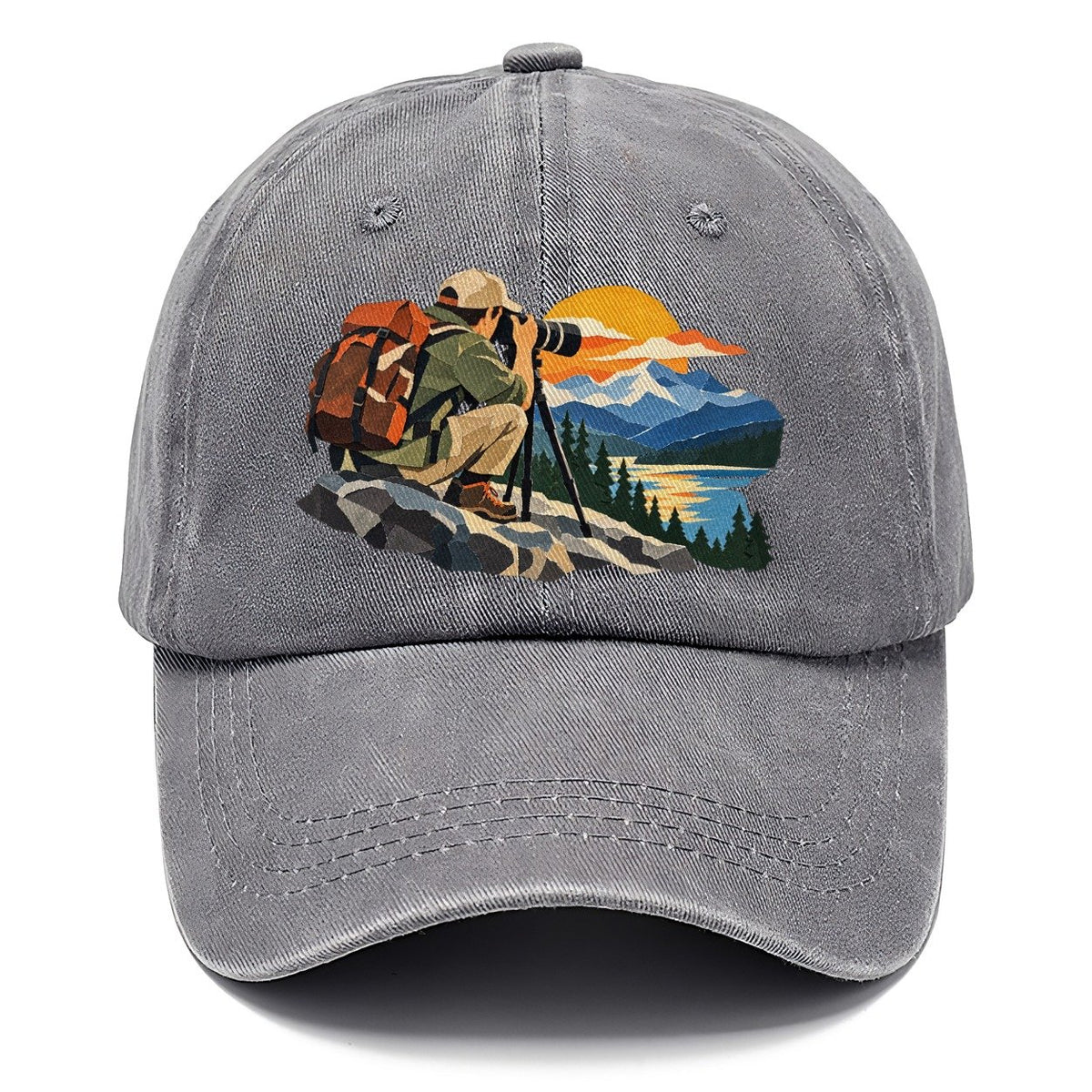 Mountain Sunset Photographer Classic Cap – Urban Haze