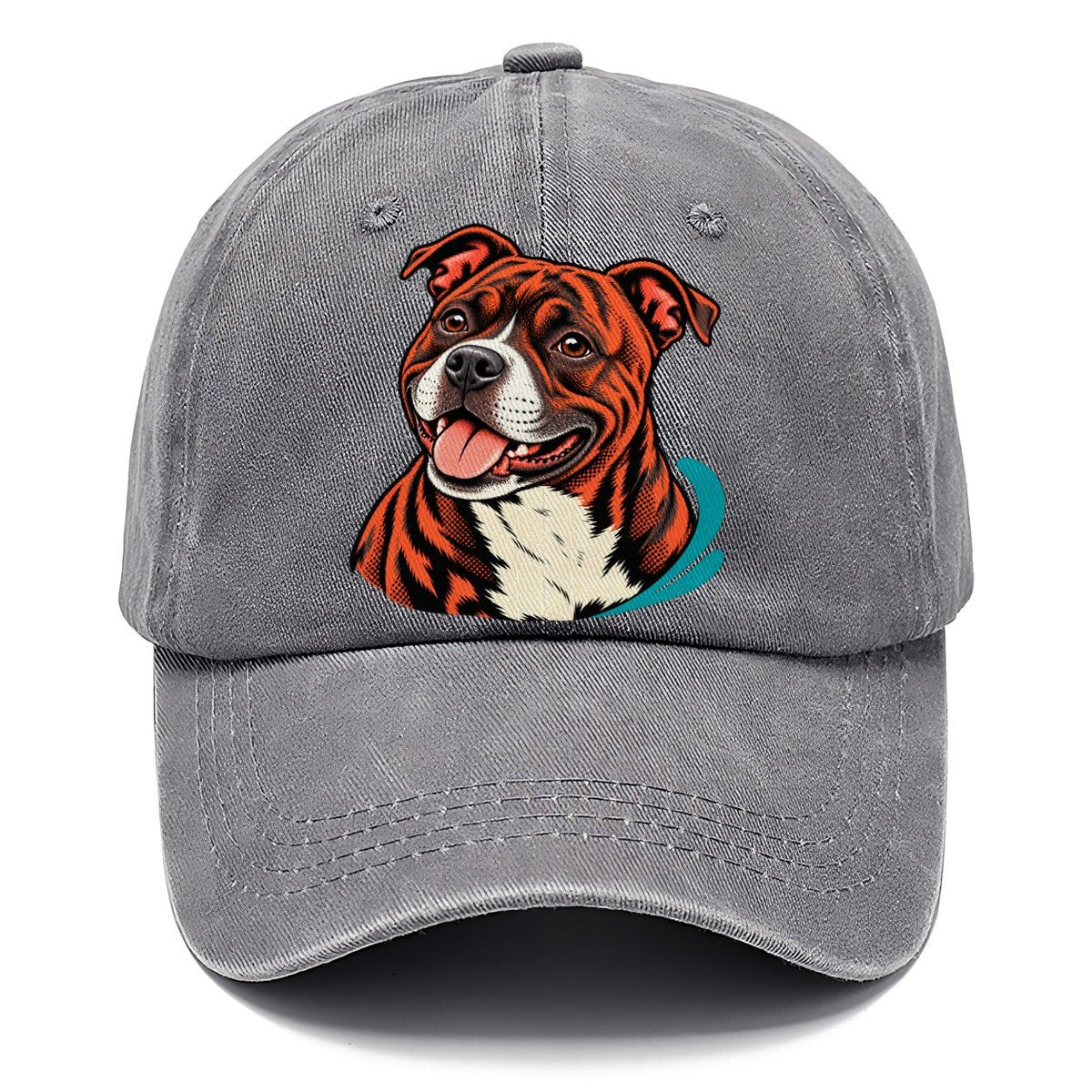 Happy Pitbull Pop Art Portrait Classic Cap – Urban Haze